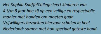 Wat is het Sophia SnuffelCollege