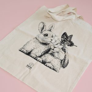 Katoenen tas konijnen
