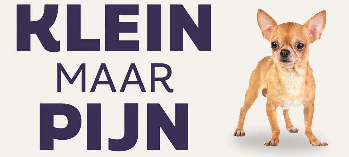 Klein maar pijn banner bijgesneden